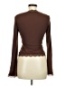 REORIA 100% Polyester Solid Brown Long Sleeve Top Size M - photo 2