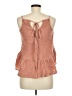 Hem & Thread Orange Sleeveless Blouse Size M - photo 2