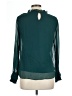 Unbranded Teal Long Sleeve Blouse Size L - photo 2