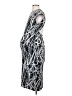 Ripe Graphic Silver Black Cocktail Dress Size S (estimated) - photo 5