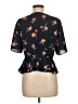 Nine Britton 100% Polyester Black Short Sleeve Blouse Size M - photo 2
