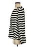 Banana Republic 100% Polyester Stripes Black Long Sleeve Blouse Size M - photo 5