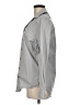 Express Solid Gray Long Sleeve Button-Down Shirt Size M - photo 5
