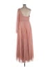 Mac Duggal 100% Polyester Pink Tan Cocktail Dress Size 14 - photo 2