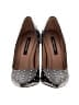 BCBGMAXAZRIA 100% Leather Polka Dots Gray Heels Size 8 1/2 - photo 2