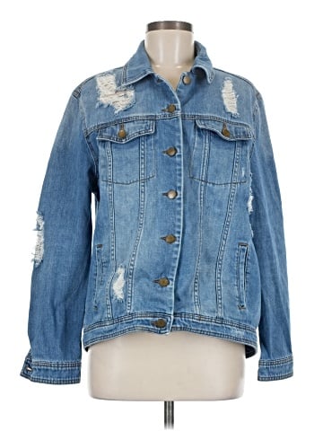 RACHEL Rachel Roy Denim Jacket (view 1)