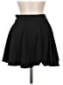 Made By Johnny Solid Black Casual Skirt Size M - photo 2