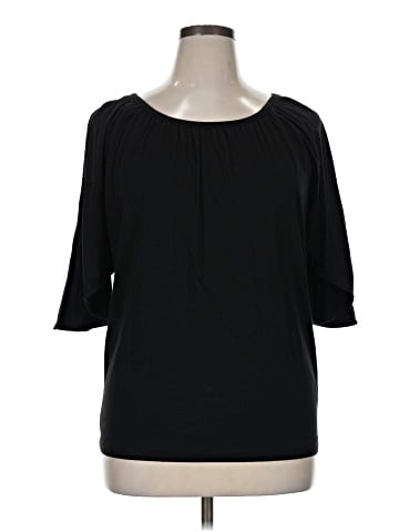DKNYC 3/4 Sleeve Blouse (view 1)