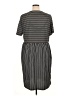 Appleseeds Stripes Gray Casual Dress Size XL - photo 2