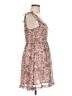 Assorted Brands 100% Polyester Floral Pink Casual Dress Size 10 - photo 4