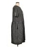 Appleseeds Stripes Gray Casual Dress Size XL - photo 4