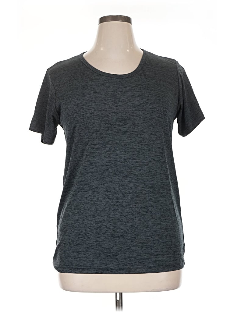 Pre-owned Assorted Brands Active T-shirt In Gray