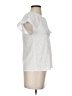 Boden 100% Cotton White Short Sleeve Blouse Size 0 - photo 4