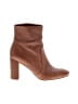 Vince. 100% Leather Brown Ankle Boots Size 8 - photo 1