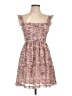 Assorted Brands 100% Polyester Floral Pink Casual Dress Size 10 - photo 1