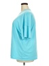 Unbranded Solid Teal Short Sleeve T-Shirt Size XXL - photo 5