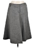 J.Crew 100% Wool Chevron-herringbone Gray Casual Skirt Size 10 - photo 1