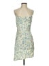 Zara Floral Blue Cocktail Dress Size S - photo 1
