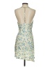Zara Floral Blue Cocktail Dress Size S - photo 2