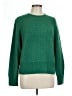 Banana Republic Solid Green Wool Pullover Sweater Size L - photo 1