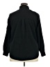 Apparenza 100% Polyester Solid Black Long Sleeve Blouse Size 18 - photo 2