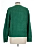 Banana Republic Solid Green Wool Pullover Sweater Size L - photo 2