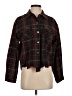 Pol 100% Polyester Plaid Black Jacket Size S (estimated) - photo 1