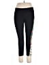 Assorted Brands Graphic Black Active Pants Size 1X - photo 1