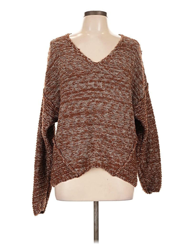 Pre-owned Universal Thread Pullover Sweater In Brown
