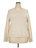 J.Crew Factory Store Metallic Tan Pullover Sweater Size XXL - photo 1
