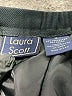 Laura Scott Solid Black Formal Skirt Size 16 - photo 3