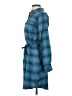 Eddie Bauer Plaid Teal Casual Dress Size 2 - photo 5