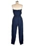Alex Lane Solid Blue Jumpsuit Size M - photo 2