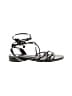 Ermanna Black Sandals Size 7 1/2 - photo 1