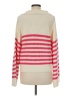 Sanctuary 100% Cotton Stripes Pink Pullover Sweater Size M - photo 2