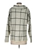 Lumiere Plaid Gray Turtleneck Sweater Size S - photo 2