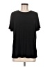 LUXE Solid Black Short Sleeve T-Shirt Size M (tall) - photo 1