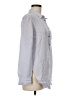 Theory 100% Viscose Gray Long Sleeve Button-Down Shirt Size M - photo 4