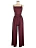 Shein Solid Burgundy Jumpsuit Size 6 - photo 1