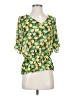 Assorted Brands Green Short Sleeve Blouse Size S - photo 1