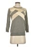 J.Crew Collection Chevron-herringbone Gray Pullover Sweater Size S - photo 1