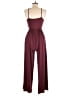 Shein Solid Burgundy Jumpsuit Size 6 - photo 2