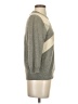 J.Crew Collection Chevron-herringbone Gray Pullover Sweater Size S - photo 4