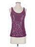 Express 100% Polyester Purple Sleeveless Top Size XS - photo 1