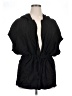 bryn WALKER 100% Linen Black Raincoat Size 1X (estimated) - photo 1