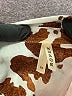 Roper 100% Rayon Animal Print Brown Long Sleeve Blouse Size XS - photo 7