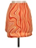 Shein Orange Casual Skirt Size 2 - photo 1