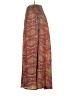 Unbranded Paisley Red Silk Pants Size 4 (estimated) - photo 5