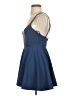 Windsor Solid Blue Cocktail Dress Size XS - photo 5