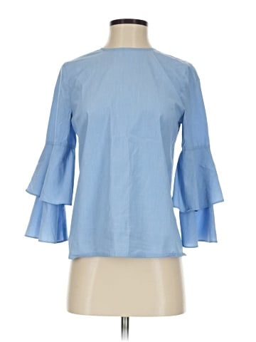 J. McLaughlin 3/4 Sleeve Blouse (view 1)